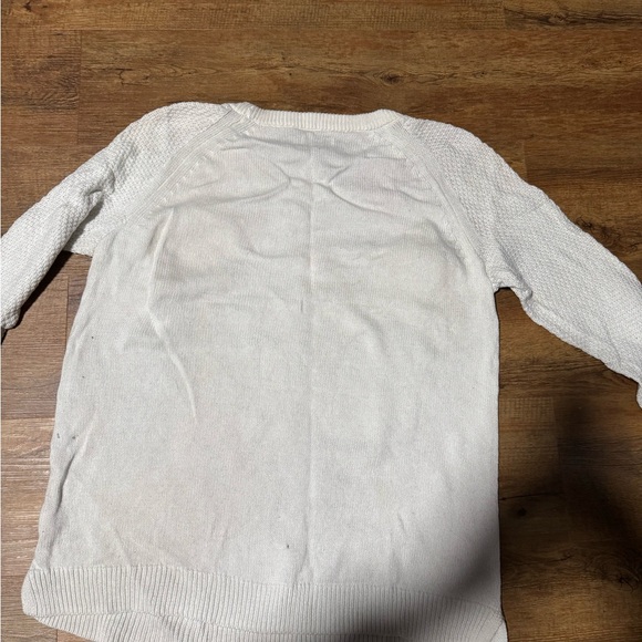 White Knit Sweater - Picture 6 of 7